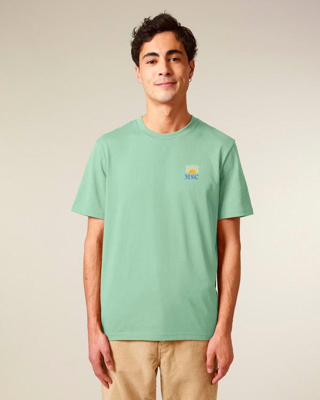 Madeira Surf Center - Sunset T-shirt - Light Green